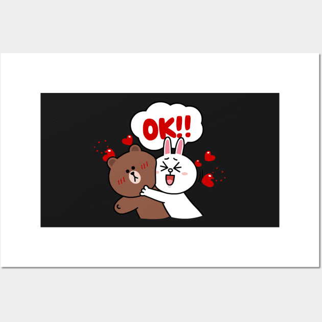 brown and cony Wall Art by ezzobair